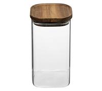 Bocal verre couvercle acacia ""Hermet"" 1,6L - 5 five simply smart