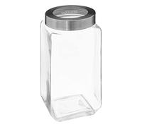 5five - bocal verre couvercle contour acier miro 2l