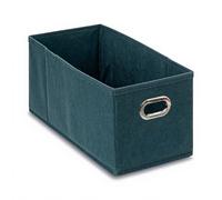 5five - panier tissu 15x31cm mix n modul bleu pétrole