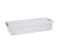 5Five - Boîte de Rangement FLIP’N BED en Plastique - 33l - 76,5x37,5x16cm - Organisateur Maison, Boîte de Rangement Polyvalente, Accessoire Pratique