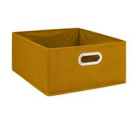 Panier velours 31x15cm ""Mix N' Modul"" jaune moutarde - 5 five simply smart