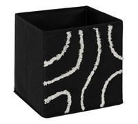5five - boîte de rangement mix'n modul 31x31cm relief bali noir