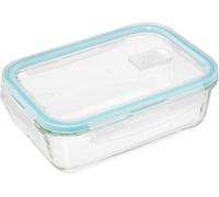 5five Boîte hermétique Clipeat en verre 1.18L Bleu