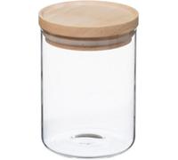 5FIVE Boîte hermétique Hermet 0,6 l verre et couvercle en bois