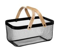 5five - corbeille en métal 40x26cm mayaj noir