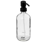 5five Doseur de savon à pompe 450 ml Transparent
