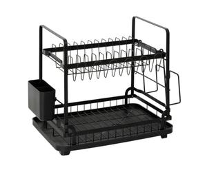 5five - egouttoir black edition noir 2 niveaux