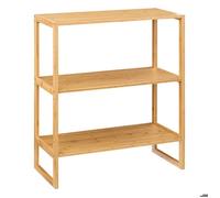 5five - étagère 2 niveaux 30cm ""lab n modul"" bambou