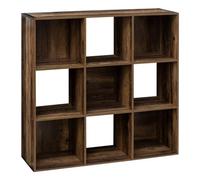 5five - étagère 9 Cases indus Mix n modul Effet Bois foncé