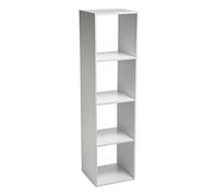 5five - étagère Colonne 4 Cases Mix n modul Blanc