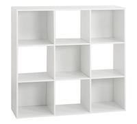Five AC-Déco Etagère 9 Cases - L 100,5 x P 32 x H 100,5 cm - Bois - Blanc