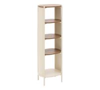 5five - étagère de salle de bain argileo 40x122cm 5 niveaux blanc