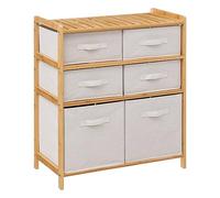 Meuble étagère avec 6 paniers ""Tidy box"" bambou - 5 five simply smart
