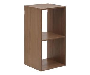 5five - étagère mix'n modul 2 cases rectangulaire marron