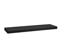5five - Étagère Murale Fixy Noire 80 x 23,5 cm, Fixation Invisible, Supporte 15 kg - pour Salon, Chambre, Bureau