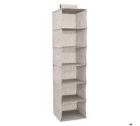 5five - housse rangements 6 cases ""orga"" gris clair