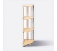 5FIVE Kord Étagère d'angle 4 niveaux effet bois clair