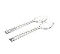 5five Lot de 2 couverts à salade - Transparent
