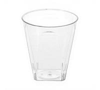 5five Lot de 20 verrines réutilisables en plastique transparent - 60 ml
