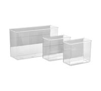 5five - lot de 3 organiseurs aimantés lino transparents