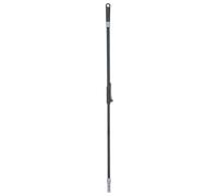 5five - Manche Métal Télescopique Click et Clean Gris - Accroche Rangement Facile - Hauteur Réglable - Compatible avec 7 Têtes - Solution Polyvalente