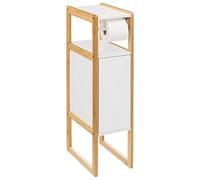 Meuble à roulettes avec réserve « Naturéo » blanc - 5 five simply smart