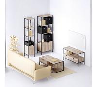 5five Meuble TV effet chêne Aliaj Beige naturel
