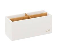5five - organiseur 4 compartiments naturéo blanc