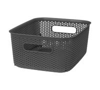 5five Panier de rangement en crochet 10 cm Gris anthracite