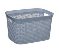 Five Gloves - Panier de rangement Scandi 25 L plastique rectangulaire gris