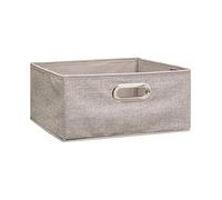 5five - panier tissu 31x15cm mix n modul beige chiné