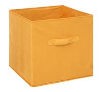 Paris Prix Panier velours Mix n' modul 31 x 31 cm Jaune