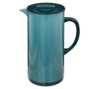 5five - pichet avec couvercle square bleu pétrole