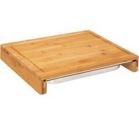 Planche à découper 5FIVE à découper 35x28 cm bambou avec bac réc