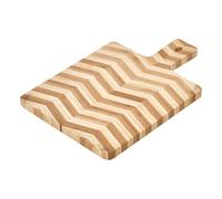 5five - planche à découper avec poignée bambou 20x30cm beige