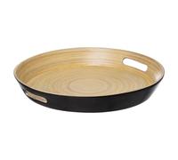 5five - plateau bambou 42cm modern color gris charbon