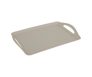 5five - plateau poly 45,5x31,5cm beige antidérapant