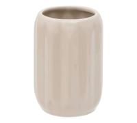 5five - porte-brosse à dents colorama en céramique d.8xh.12cm beige