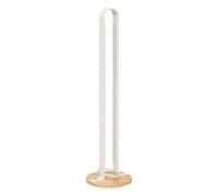 5Five - Porte Capsules BALM Blanc en Acier - 22 Capsules - 11x11x40,5cm - Accessoire Café, Cuisine, Utilisation Quotidienne