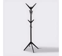 5five Portemanteau en bois à 8 tringles - Noir