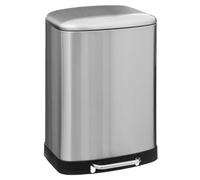 Poubelle spacieuse, inox, 50 L