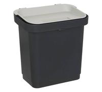 5Five - Poubelle Noire - 5l - Poubelle, Design Moderne, Accessoire de Cuisine et Salle de Bain
