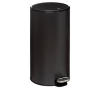 Poubelle métal 30L ""Delta"" gris charbon - 5 five simply smart