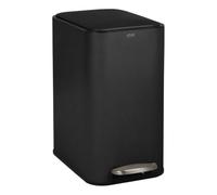 5five - poubelle slim rectangulaire à pédale delta 20l noir