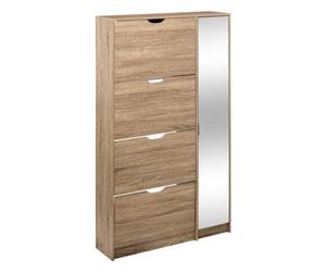 5five - Range Chauss Bois 4tir Mir 21p