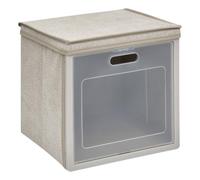 5five - rangement 1 case pliable cube'n door 30,5x30,5cm beige