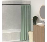 5five - rideau de douche colorama 180x200cm vert céladon