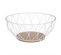 SG Secret de Gourmet CORBEILLE LOSANGE BLANC 28CM