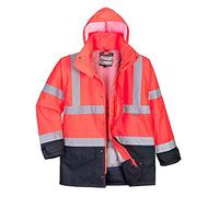 5in1 Hi-Vis Executive Jacket Color: ReNa Talla: 3 XL