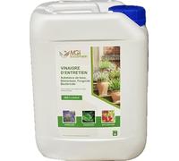 5l Vinaigre - Désherbant Naturel Puissant, Nettoyant et Détartrant Multi-Usages - Jardin, Maison, Extérieur - Utilisable en Agriculture Biologique (Fongicide/Bactéricide) - Fabriqué en France